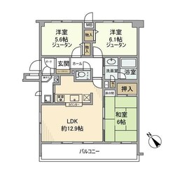 アスティオン三ッ池公園の物件間取画像